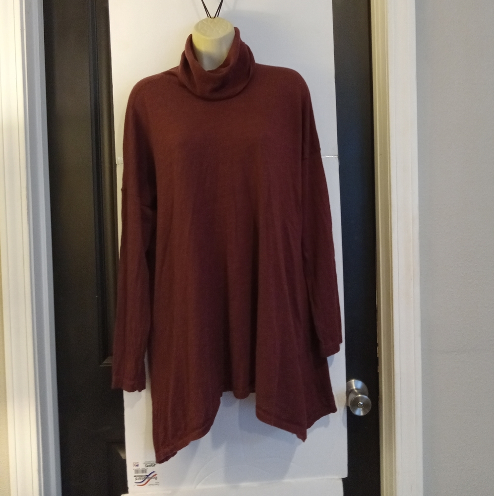 Eileen Fisher Italian Yarn top size large sz